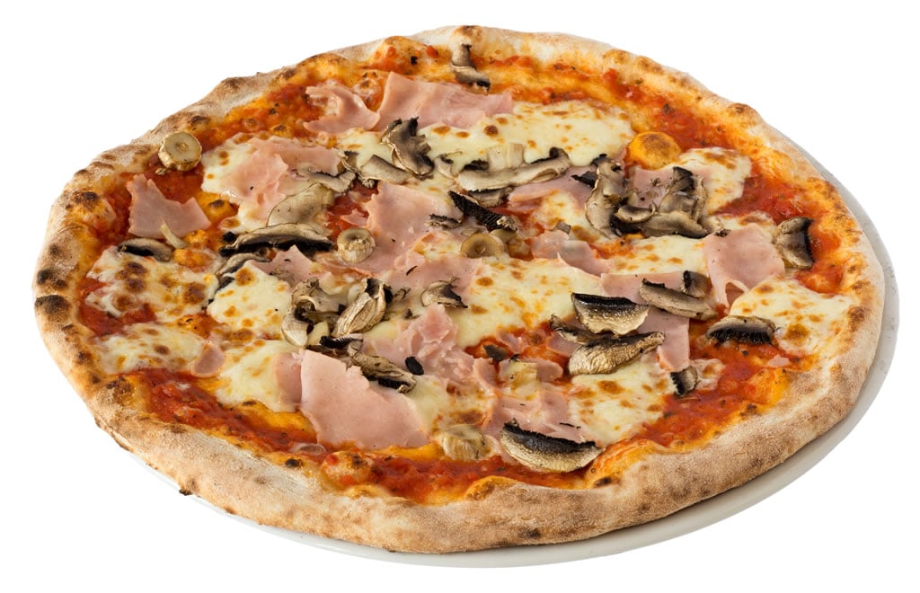 Pizza prosciutto e funghi Cluj